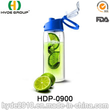 750ml Food Grade Lemon Citrus Water Bottle, BPA Free Fruit Infusion Water Bottle (HDP-0900)